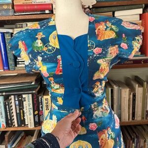 Custom Cinderella VTG Inspired 3 Piece Dress Skirt Blouse Peplum